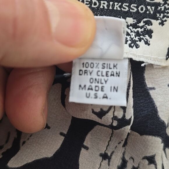 H FREDRIKSSON Couture silk XS dress - Picture 8 of 8